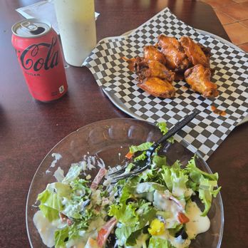 D'Amore's Pizza - Small Anti pasta( customized some toppings should have more) order of hot buffalo wings. - Pizza Near Me - Tarzana, California D'Amore's Pizza - Small Anti pasta( customized some toppings should have more) order of hot buffalo wings. - Pizza Near Me - Tarzana, California