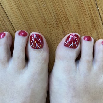 Gelous Nails - My toes look like they're going to a fancy party! - Nail Salons Near Me - San Francisco, California Gelous Nails - My toes look like they're going to a fancy party! - Nail Salons Near Me - San Francisco, California
