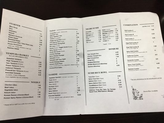Menu photo 1 Sushi Coen Vancouver, BC