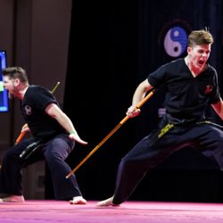 West Coast World Martial Arts Hollister - Instructors Nathan and Noah Fort, Rated number 3 in the world in weapons competitions by black belt magazine.