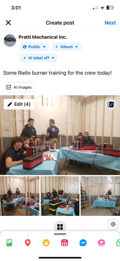 Slide of Pratti Mechanical