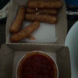 Trash mozzarella sticks