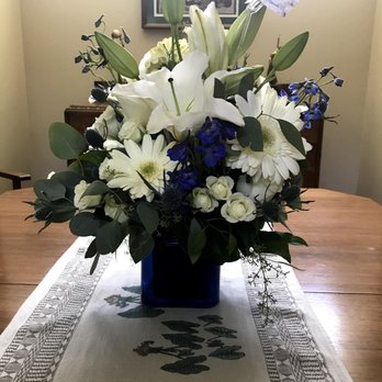 Alexandria's Flowers - Another beautiful arrangement done by Alexandria's flowers! My friend had just lost her Dad and loved this arrangement! Thank you! Chris - Florists Near Me - Pleasanton, California