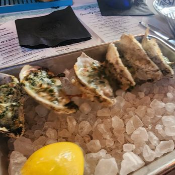 The Atlantic - Oysters Rockefeller - Seafood Near Me - Virginia Beach, Virginia The Atlantic - Oysters Rockefeller - Seafood Near Me - Virginia Beach, Virginia