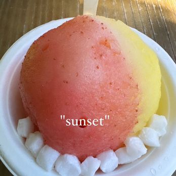 Kaimana Shave Ice - sunset - Shaved Ice Near Me - Haleiwa, Hawaii