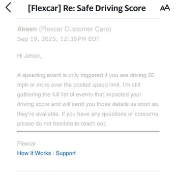 Flexcar - Email from Flex Support - Used Car Dealers Near Me - Lilburn, Georgia Flexcar - Email from Flex Support - Used Car Dealers Near Me - Lilburn, Georgia
