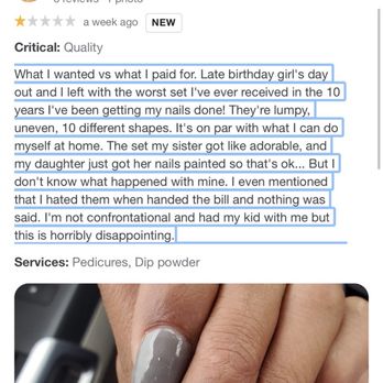 Sunny Nail Spa - Some reviews from google - Nail Salons Near Me - Gloversville, New York Sunny Nail Spa - Some reviews from google - Nail Salons Near Me - Gloversville, New York