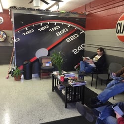 Christine's Hot Rod Hair - Great waiting area!