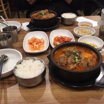 Mapo Gamjatang - Pork Bone Soup.  excellent broth! - Korean Near Me - Toronto, Ontario