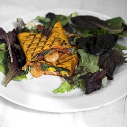 Jamaican Rush Juice Bar - Sriracha Honey Shrimp Panini