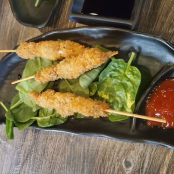Itzavy Sushi - Chicken Katsu skewers. Surprisingly good and not dry or overcooked. - Sushi Bars Near Me - Reno, Nevada