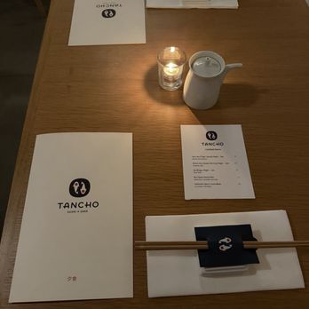 Tancho - Table setting - Sushi Bars Near Me - Austin, Texas