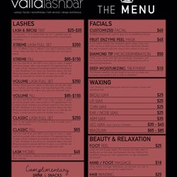 Valla Lash Bar