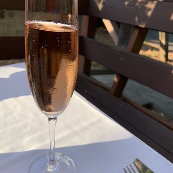 Black Cat Bistro - Sparkling rose - New American Near Me - Cambria, California