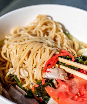 Photo of Chaplin's - Washington, DC, DC, US. Love their seasonal cold ramen!