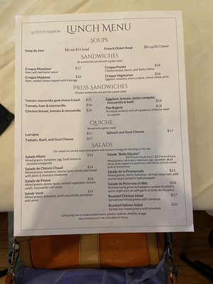 Menu photo 4 La Petite Maison Atlanta, GA