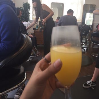 Salon Barberet - getting my roots done and on my third mimosa, how every Saturday morning should be spent. I love this place!!!! - Hair Salons Near Me - Redondo Beach, California Salon Barberet - getting my roots done and on my third mimosa, how every Saturday morning should be spent. I love this place!!!! - Hair Salons Near Me - Redondo Beach, California