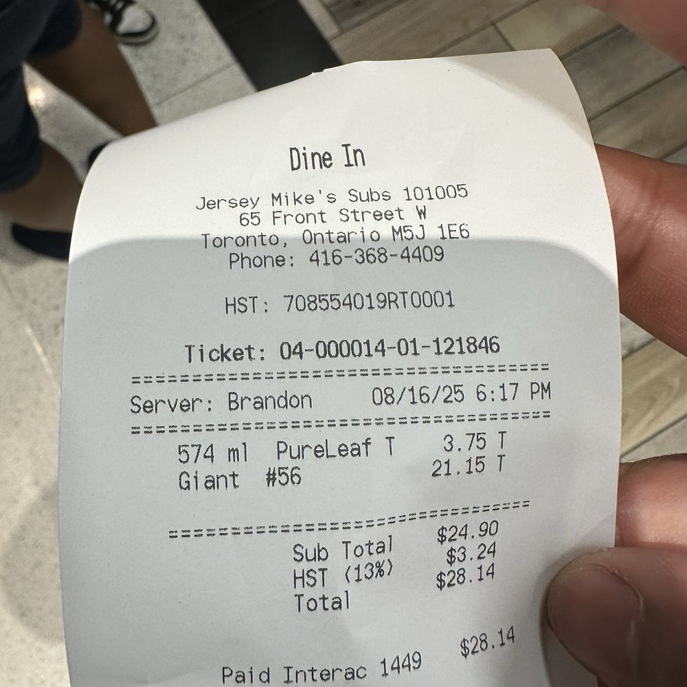 Jersey Mike's Subs - Sandwiches Near Me - Toronto, Ontario