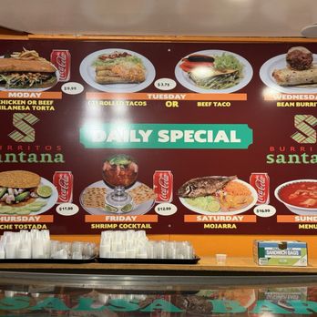 Burritos Santana - Daily specials - Mexican Near Me - San Diego, California Burritos Santana - Daily specials - Mexican Near Me - San Diego, California