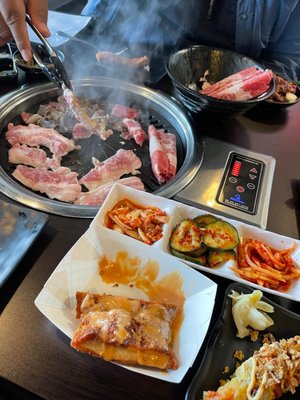 Yummy's Korean BBQ & Sushi 고기 전문 AYCE | Korean School 한글 학교 | Snowflake Shave Ice Bingsoo by null