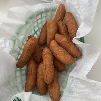The Jetty - To me, MD traditional hush puppies. YUM! - Seafood Near Me - Grasonville, Maryland