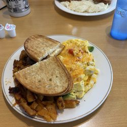 Rick's On 5 - California melt with homemade toast.