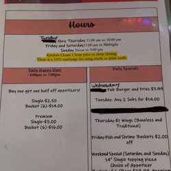 Players Pizza & Grill - Menu