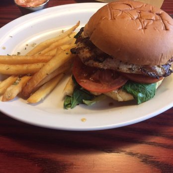 Original Roadhouse Grill - Chicken spinach avocado sandwich. The bun looks pretty, but quickly fell apart. - Steakhouses Near Me - Gresham, Oregon