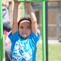 Two Rivers YMCA - Monkey-bars provide plenty of outdoor fun.