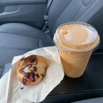 The Simple Brew - Chocolate croissant and peach smoothie - Coffee & Tea Near Me - Harrah, Oklahoma The Simple Brew - Chocolate croissant and peach smoothie - Coffee & Tea Near Me - Harrah, Oklahoma