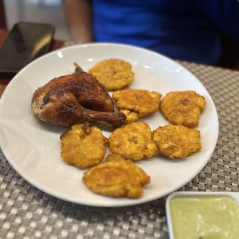 Cuzco 41 - Quarter 1/4 Chicken with Tostones - Peruvian Near Me - Lynbrook, New York Cuzco 41 - Quarter 1/4 Chicken with Tostones - Peruvian Near Me - Lynbrook, New York