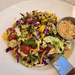 Thai steak noodle salad