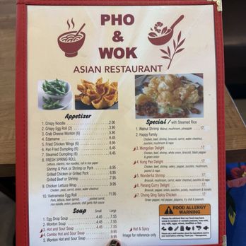 Pho & Wok - Menu - Diners Near Me - Denver, Colorado Pho & Wok - Menu - Diners Near Me - Denver, Colorado
