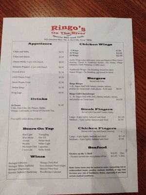 RINGO’S ON THE RIVER - SPORTS BAR AND GRILLE - Updated January 2025 ...