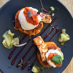 The Eastern Bloc - Fritters with haloumi