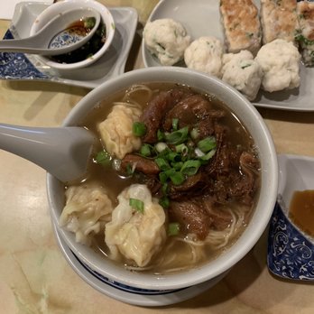 Mike's Noodle House - Wonton And Beef Brisket Noodle Soup - Cantonese Near Me - Seattle, Washington