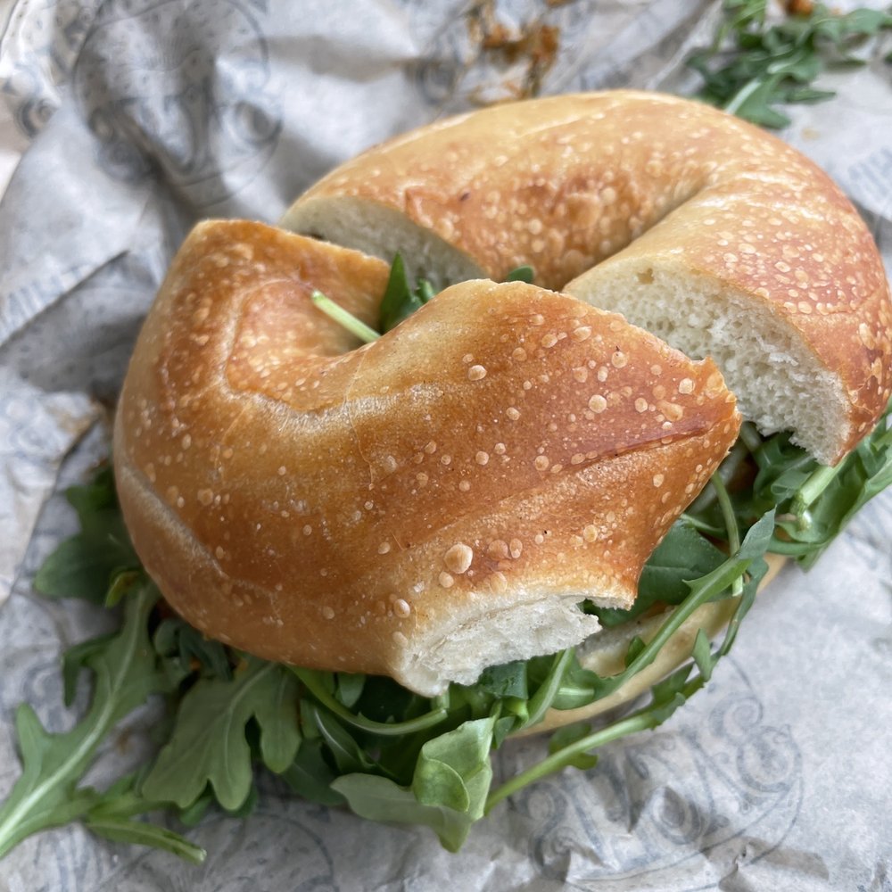 Everything Bagels - Harissa cauliflower sandwich - Bagels Near Me - Durham, North Carolina Everything Bagels - Harissa cauliflower sandwich - Bagels Near Me - Durham, North Carolina
