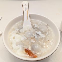 Szechuan Opera - Complimentary Dessert Soup ( w.black sesame mochi rice balls).  Excellent!