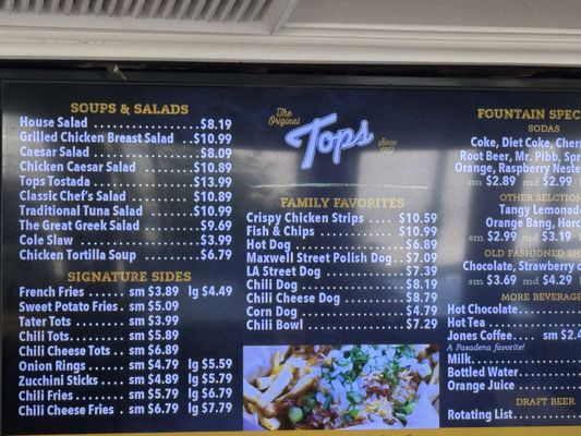 Menu photo 7 Tops Burgers Pasadena, CA Menu photo 7 Tops Burgers Pasadena, CA