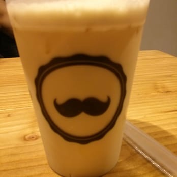 Mr Tea Cafe - Oolong with custard $4.16 - Bubble Tea Near Me - Honolulu, Hawaii