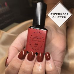 I Twerk For Glitter Nail Artist - Builder Gel Overlay