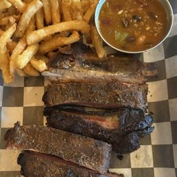 1/2 Rack Pork Rib plate x1 1/2 Rack Pork Rib plate x1