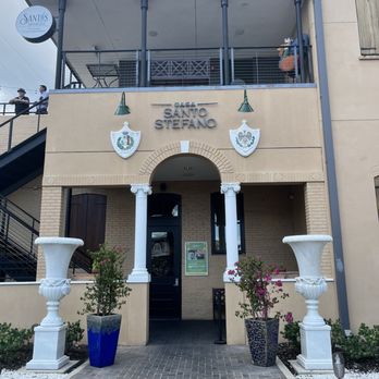Casa Santo Stefano - Taken from the cute little courtyard they use for drive up take out orders - Sicilian Near Me - Tampa, Florida