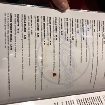 Allstar Wings & Ribs - A full page of grilled cheese sammies!!!! - Chicken Wings Near Me - Toronto, Ontario