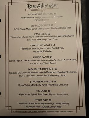 Menu photo 1 Thompson's Fort Worth, TX Menu photo 1 Thompson's Fort Worth, TX