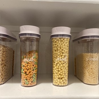 Jess Organized It - My babies cereal section. NO MORE BOXES - Home Organization Near Me Jess Organized It - My babies cereal section. NO MORE BOXES - Home Organization Near Me