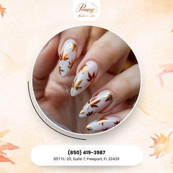 Peony Nails & Spa - Seasonal change = nail change! Embrace autumn with a fresh new look. We're accepting appointments all week! - Nail Salons Near Me - Freeport, Florida Peony Nails & Spa - Seasonal change = nail change! Embrace autumn with a fresh new look. We're accepting appointments all week! - Nail Salons Near Me - Freeport, Florida