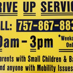 US Post Office - Drive-Up Service for those with small children and mobility issues!