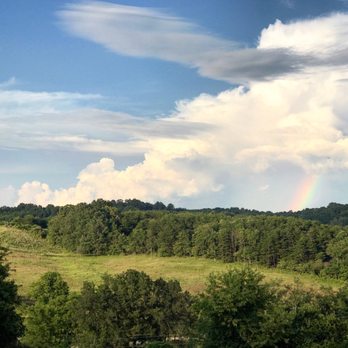 Hocking Hills Koa - Rainbow at the campground on our first night! - Vacation Rentals Near Me - Logan, Ohio