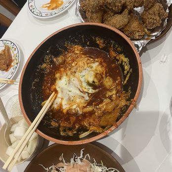 92 Chicken - tteokbokki, wings, coleslaw - Korean Near Me - Garden Grove, California